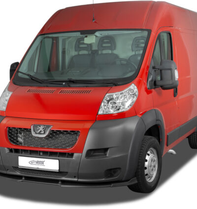 Ajout / Lame de pare-chocs avant RDX VARIO-X pour FIAT Ducato, CITROËN Jumper/Relay et PEUGEOT Boxer (2006-2014) (avec extensions d'ailes, eG Heavy/Maxi)