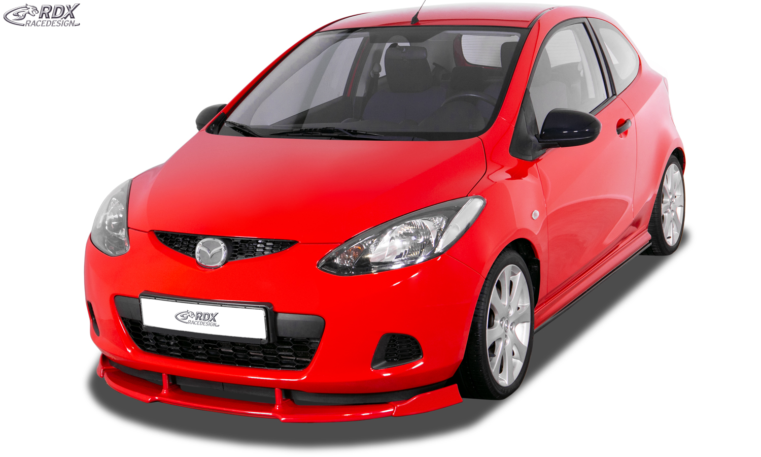 Ajout / Lame de pare-chocs avant RDX VARIO-X pour MAZDA 2 (DE) 2007-2010