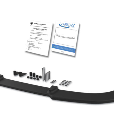 RDX Spoiler Avant VARIO-X pour CITROEN Berlingo (7 / 2015+) & pour PEUGEOT Partner (7 / 2015+) Répartiteur de Lèvre Avant