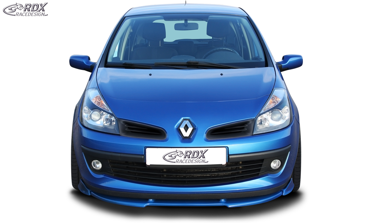 Ajout / Lame de pare-chocs avant RDX VARIO-X pour RENAULT Clio 3 Phase 1 (hors RS)