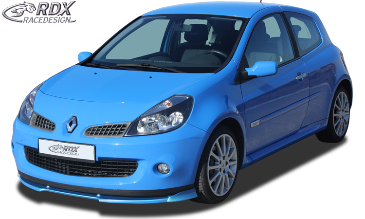 Ajout / Lame de pare-chocs avant RDX VARIO-X pour RENAULT Clio 3 RS Phase 1
