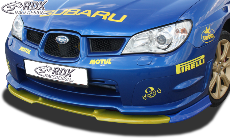 Ajout / Lame de pare-chocs avant RDX VARIO-X pour SUBARU Impreza 3 (GD) WRX 2005-2007