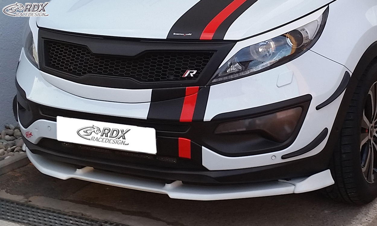 Ajout / Lame de pare-chocs avant RDX VARIO-X pour KIA Sportage (SL)