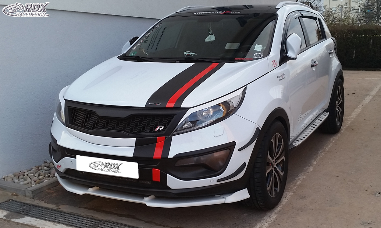 Ajout / Lame de pare-chocs avant RDX VARIO-X pour KIA Sportage (SL)