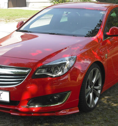 Ajout / Lame de pare-chocs avant RDX VARIO-X pour OPEL / VAUXHALL Insignia OPC-Line (2013+) (Compatible avec les véhicules équipés d'un spoiler avant OPC-Line)