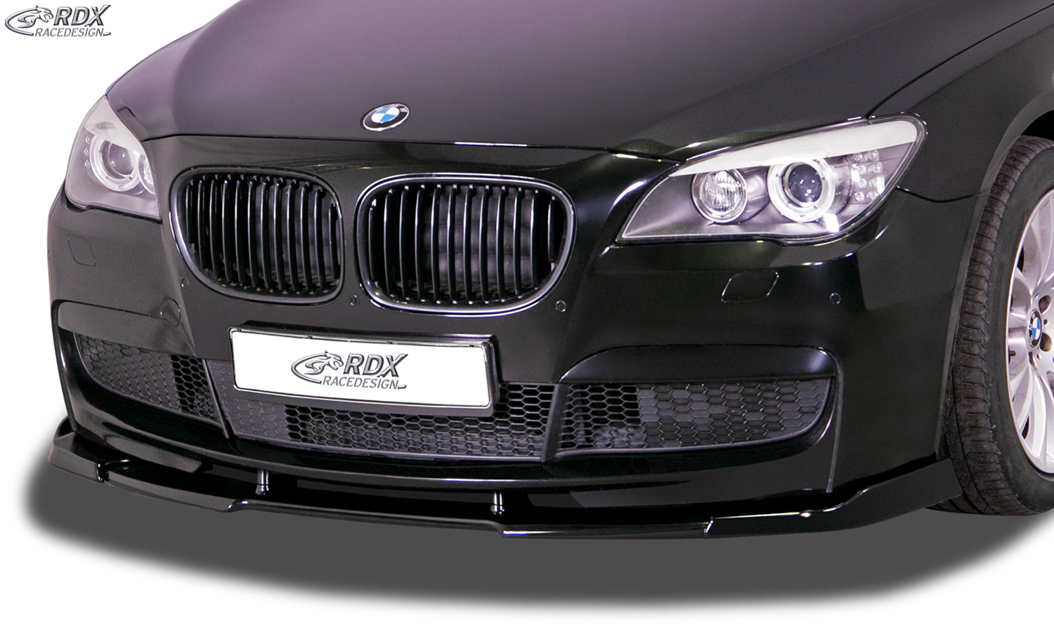 Ajout / Lame de pare-chocs avant RDX VARIO-X pour BMW Série 7 F01 / F02 avec Pack M (2008-2015)