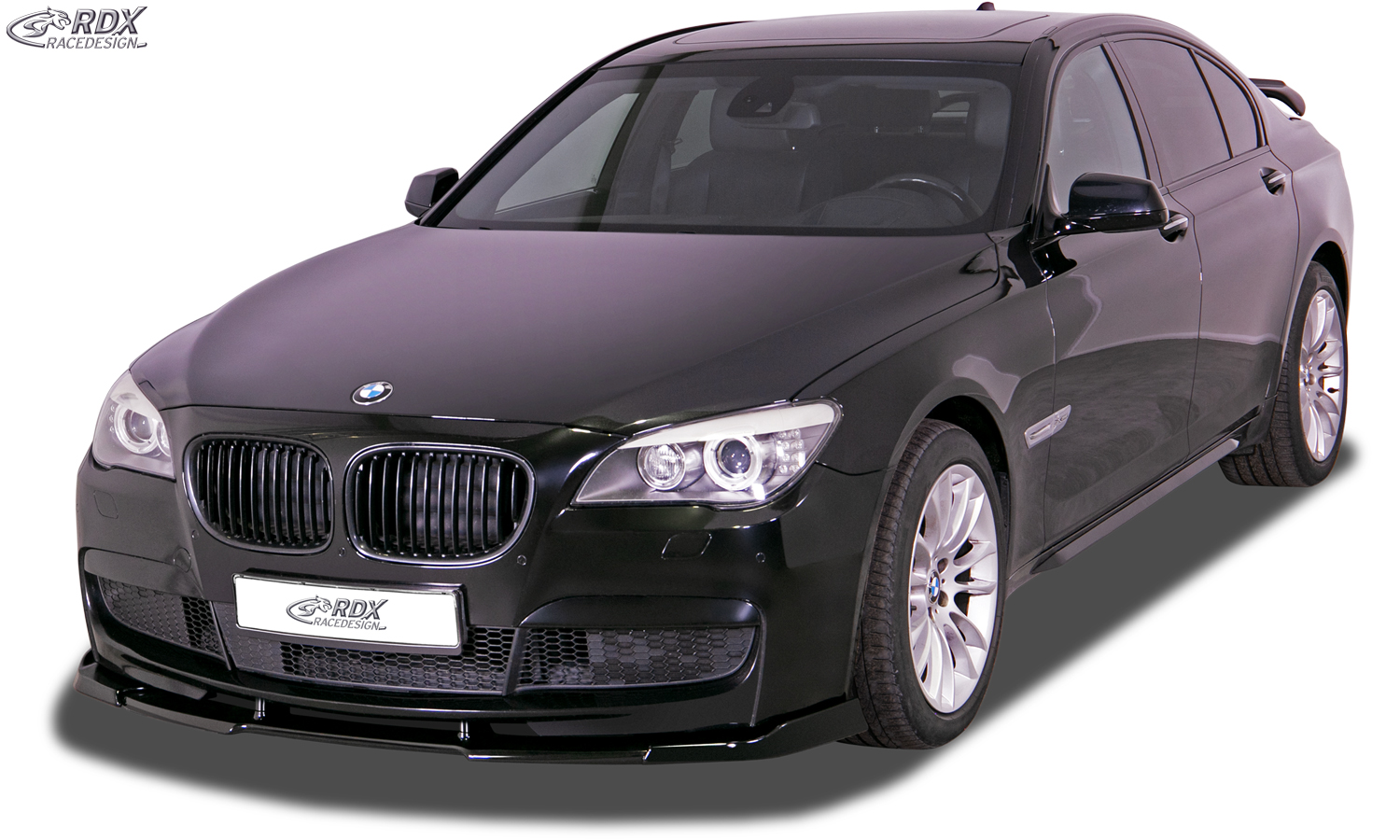 Ajout / Lame de pare-chocs avant RDX VARIO-X pour BMW Série 7 F01 / F02 avec Pack M (2008-2015)