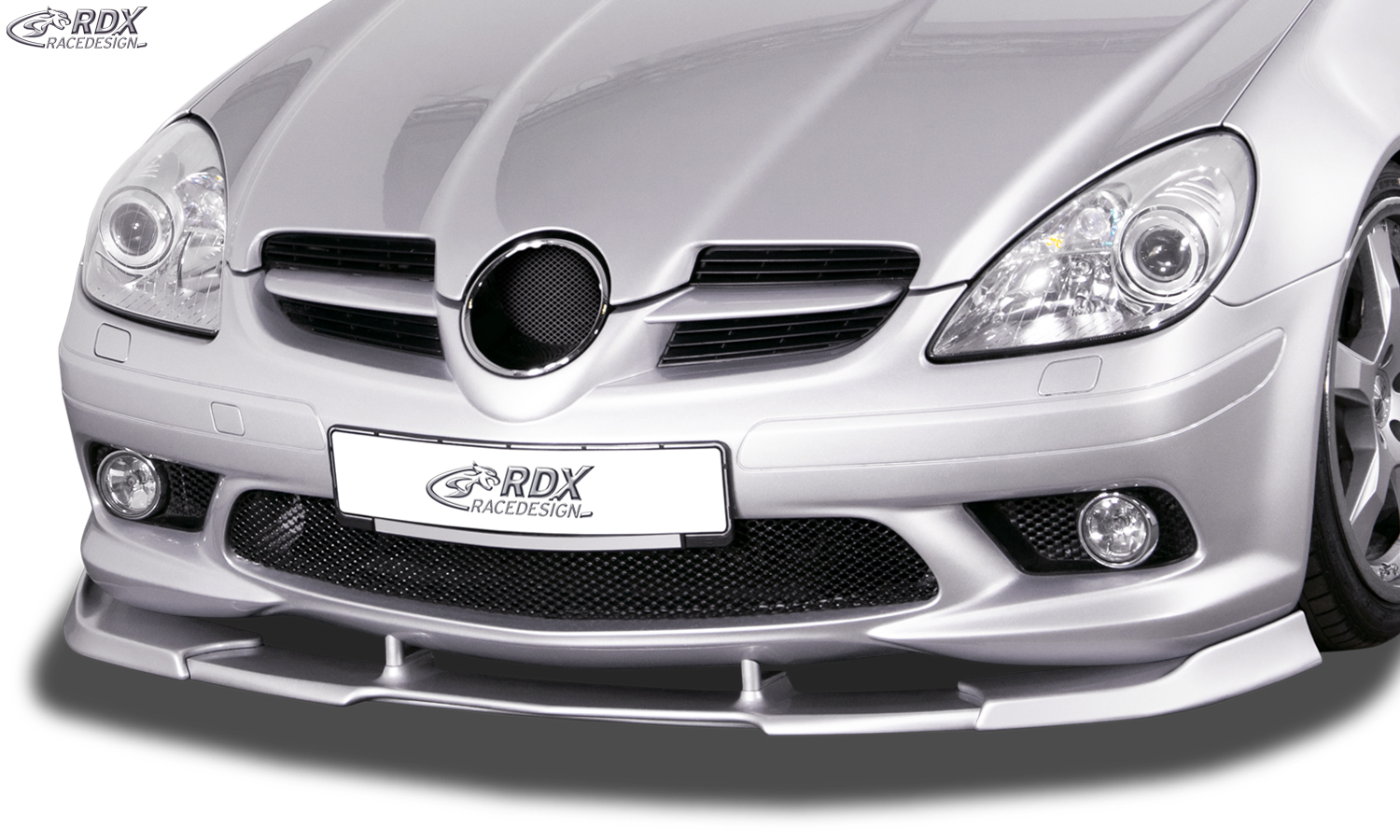 Ajout / Lame de pare-chocs avant RDX VARIO-X pour MERCEDES SLK R171 Style AMG - 2008 (Compatible avec les véhicules équipés d'un pare-chocs avant style AMG)