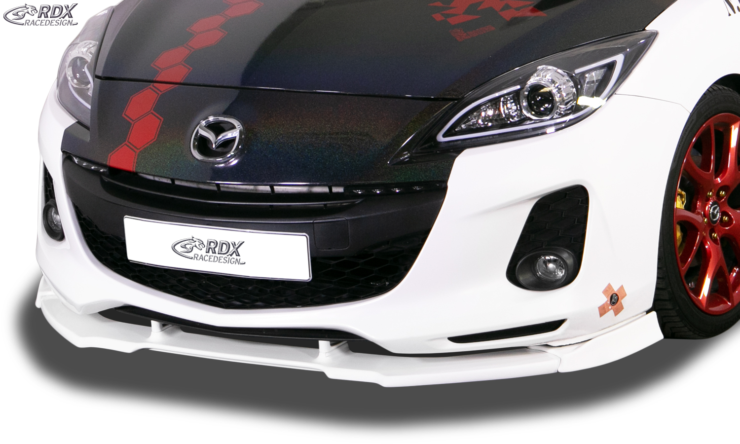 Ajout / Lame de pare-chocs avant RDX VARIO-X pour MAZDA 3 (BL) 2011-2013