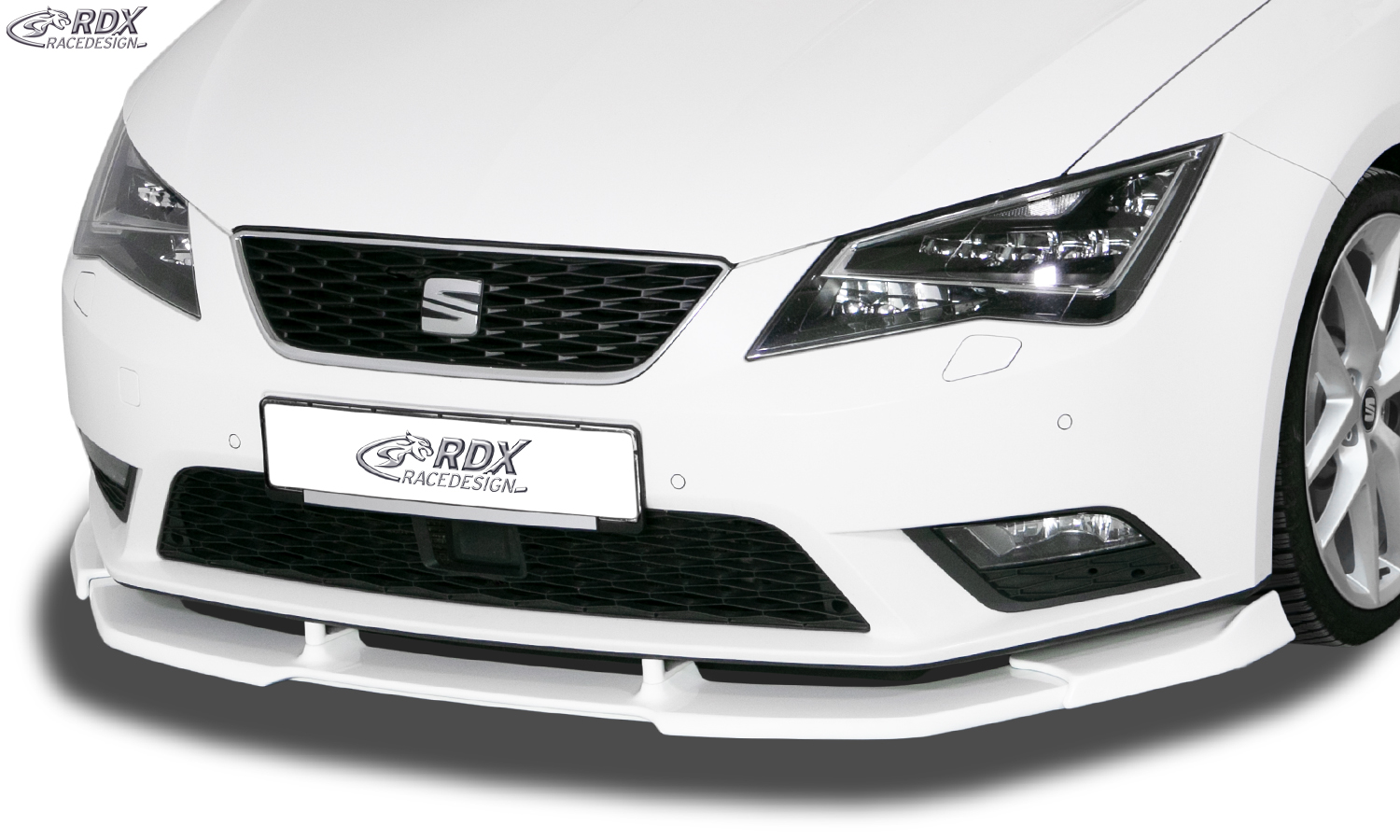 Ajout / Lame de pare-chocs avant RDX VARIO-X pour SEAT Leon 5F - 2017 (incl. SC, ST)