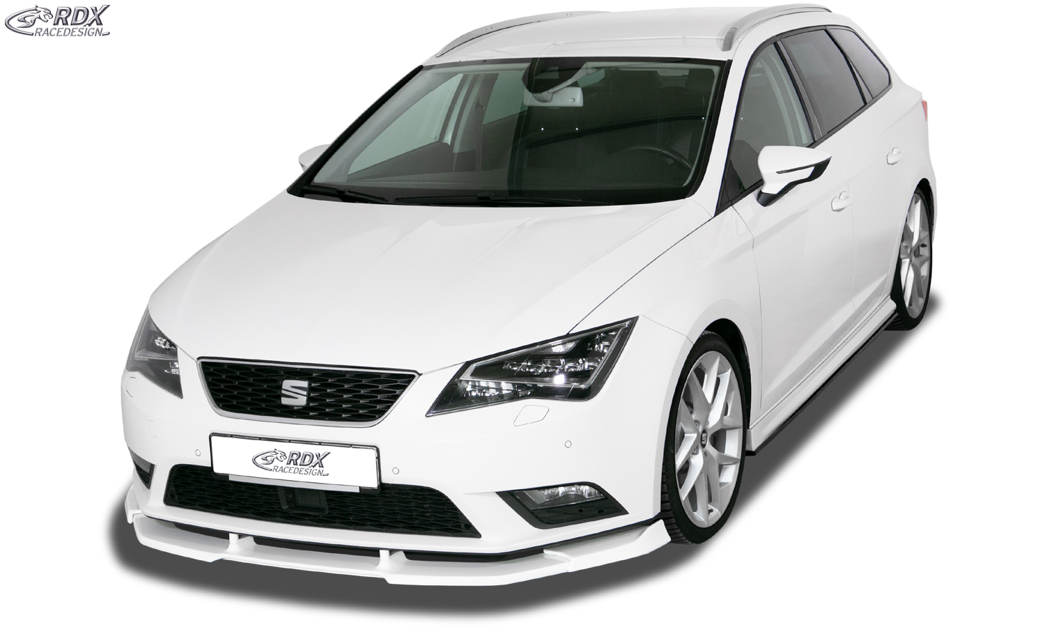 Ajout / Lame de pare-chocs avant RDX VARIO-X pour SEAT Leon 5F - 2017 (incl. SC, ST)