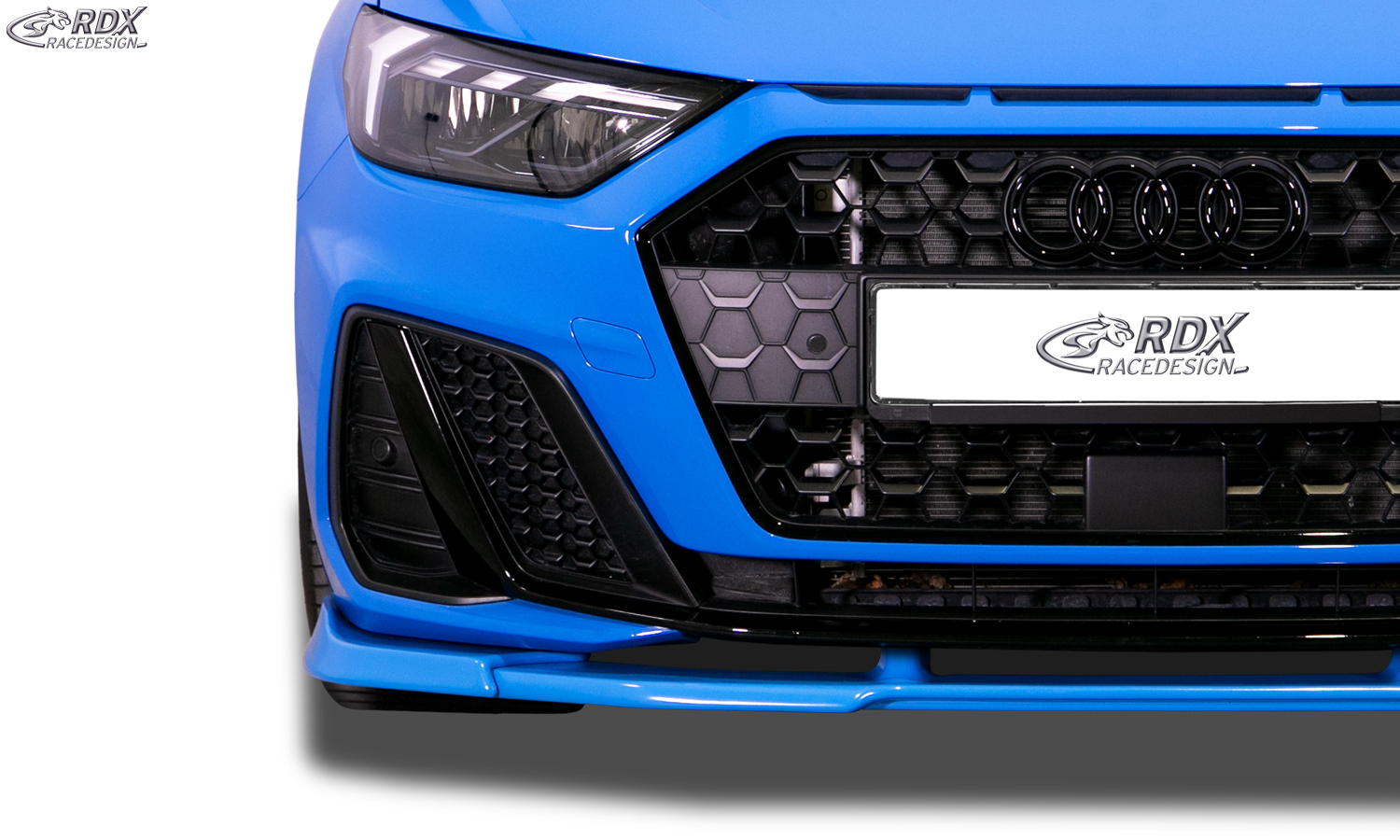 Ajout / Lame de pare-chocs avant RDX VARIO-X pour AUDI A1 (GB) S-Line et Edition One