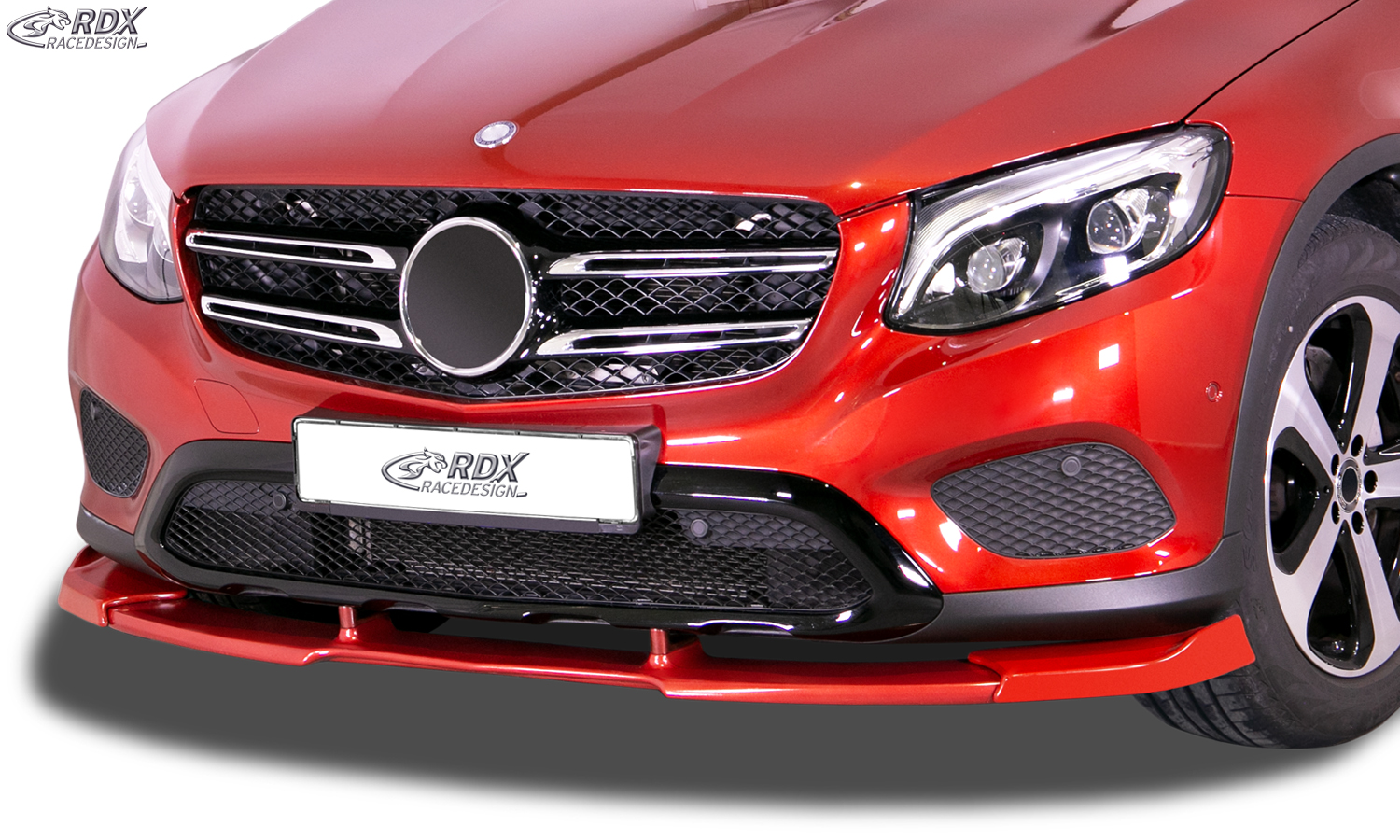 Ajout / Lame de pare-chocs avant RDX VARIO-X pour MERCEDES GLC X253 et GLC Coupé C253 (204X | 2015-2019)