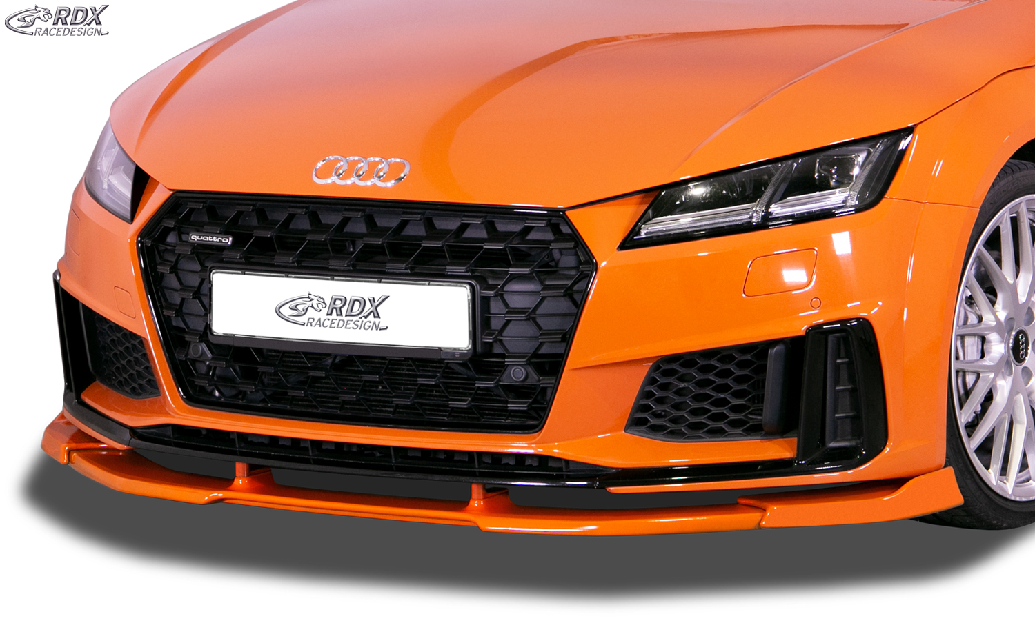 Ajout / Lame de pare-chocs avant RDX VARIO-X pour AUDI TT (FV/8S) 2018+ (pare-chocs avant S-Line) et lame avant TTS