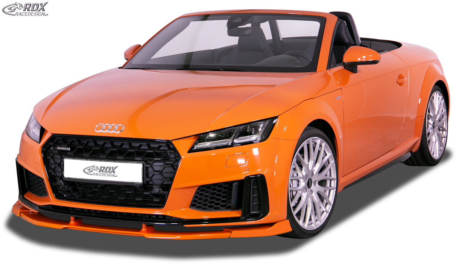 Ajout / Lame de pare-chocs avant RDX VARIO-X pour AUDI TT (FV/8S) 2018+ (pare-chocs avant S-Line) et lame avant TTS