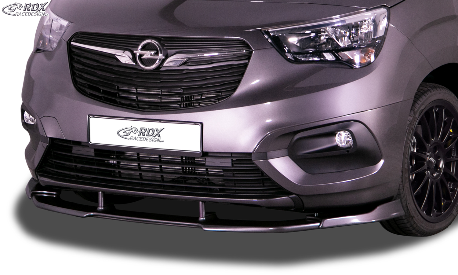 Ajout / Lame de pare-chocs avant RDX VARIO-X pour OPEL / VAUXHALL Combo Life & Cargo 2018+