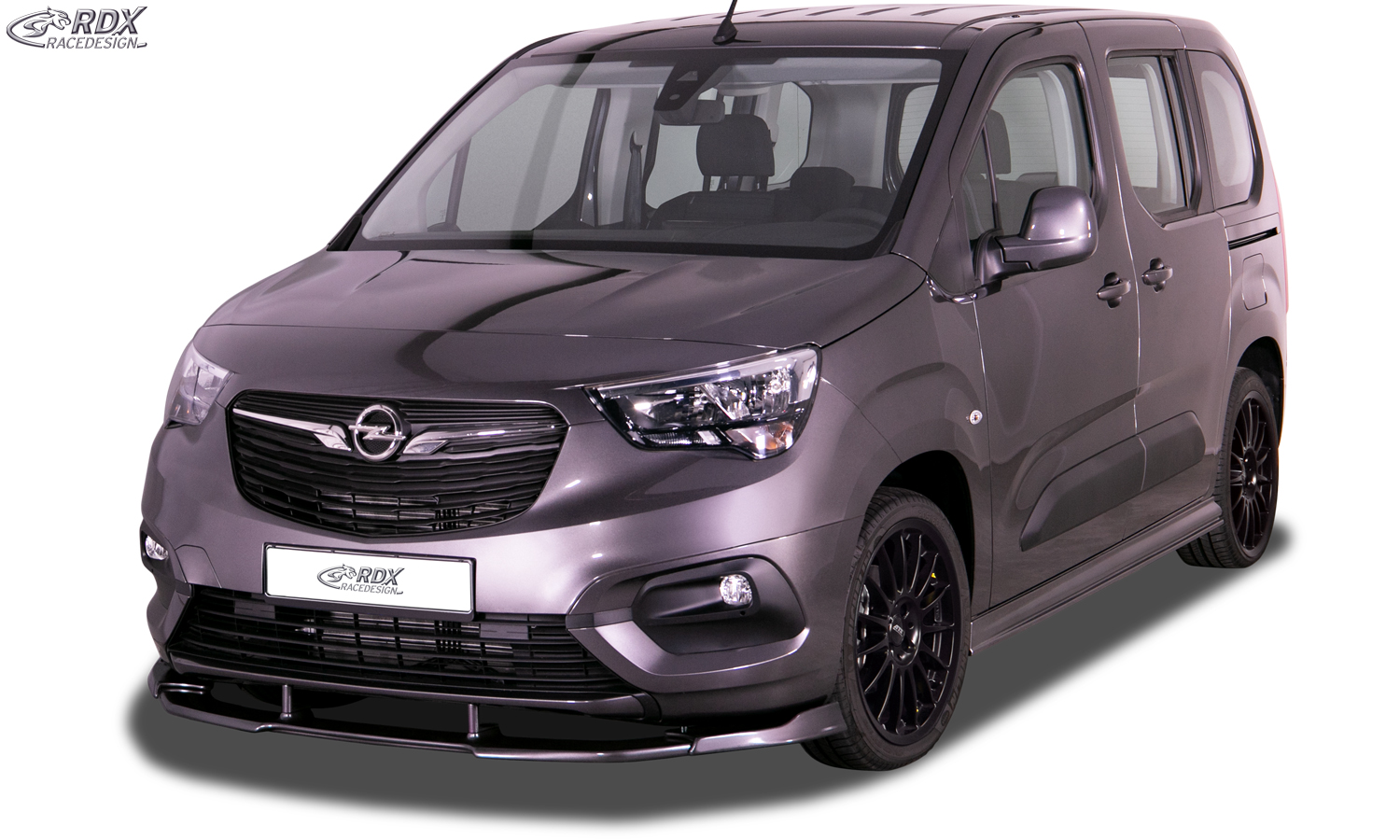 Ajout / Lame de pare-chocs avant RDX VARIO-X pour OPEL / VAUXHALL Combo Life & Cargo 2018+