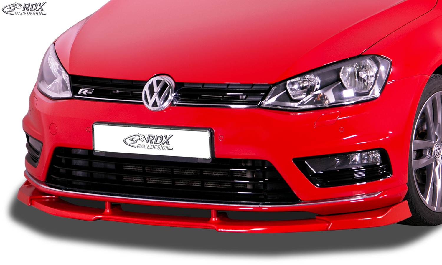 Ajout / Lame de pare-chocs avant RDX VARIO-X pour VW Golf 7 R-Line (-2017)