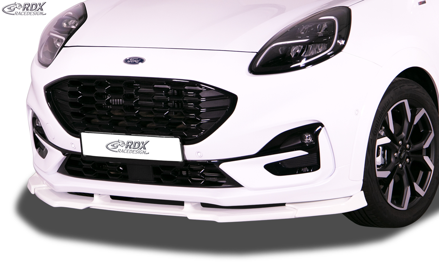 Ajout / Lame de pare-chocs avant RDX VARIO-X pour FORD Puma ST-Line, ST-Line X, Vignale (2020+)