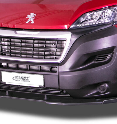 Ajout / Lame de pare-chocs avant RDX VARIO-X pour FIAT Ducato (2014-2024), CITROËN Jumper/Relay (2014-2024), OPEL/VAUXHALL Movano (2021-2024), PEUGEOT Boxer (2014-2024) et RAM ProMaster (2013-2025)