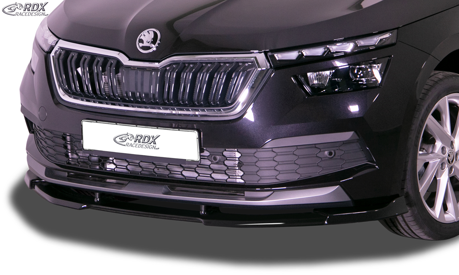 Ajout / Lame de pare-chocs avant RDX VARIO-X pour SKODA Kamiq (NW)