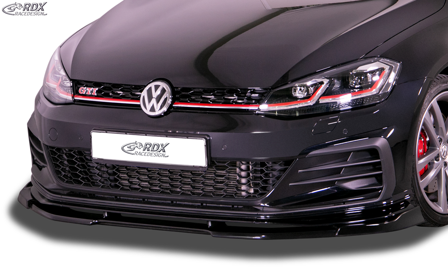 Ajout / Lame de pare-chocs avant RDX VARIO-X pour VW Golf 7 GTI TCR Facelift 2017+