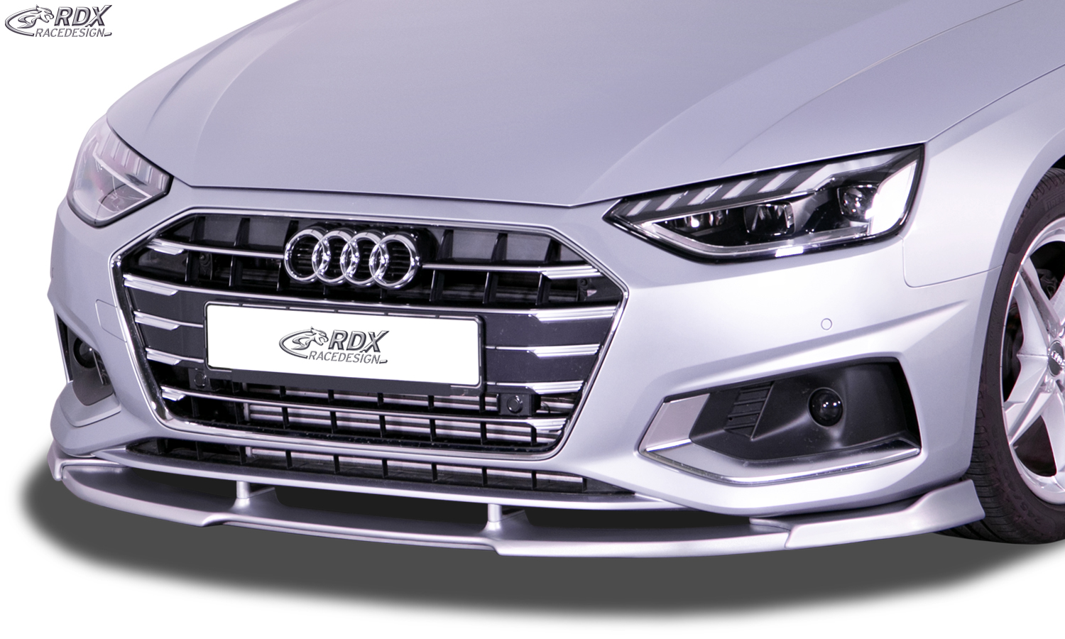 Ajout / Lame de pare-chocs avant RDX VARIO-X pour AUDI A4 8W B9 Facelift (2019+)
