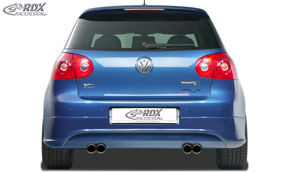 Diffuseur / Ajout de pare-chocs arrière RDX pour VW Golf 5 « R32 propre » avec orifices d'échappement gauche et droit