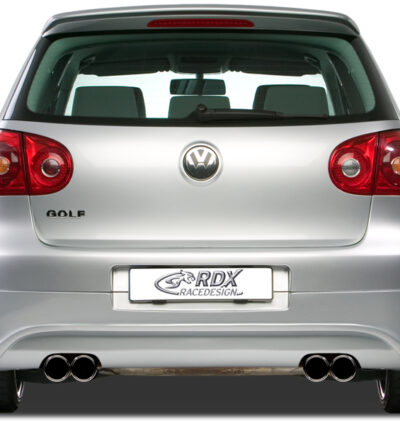 Diffuseur / Ajout de pare-chocs arrière RDX pour VW Golf 5 « R32 propre » avec orifices d'échappement gauche et droit
