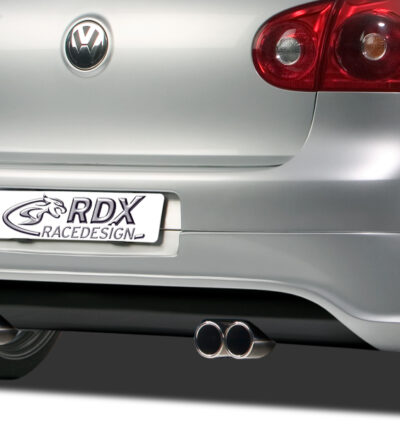 Diffuseur / Ajout de pare-chocs arrière RDX pour VW Golf 5 « R32 propre » avec orifices d'échappement gauche et droit
