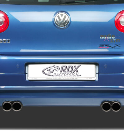 Diffuseur / Ajout de pare-chocs arrière RDX pour VW Golf 5 « R32 propre » avec orifices d'échappement gauche et droit