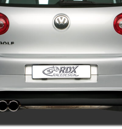Diffuseur / Ajout de pare-chocs arrière RDX pour VW Golf 5 « R32 propre » avec orifice d'échappement conservé