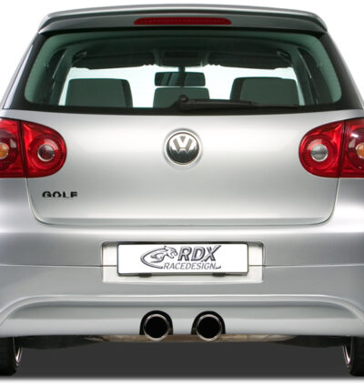 Diffuseur / Ajout de pare-chocs arrière RDX pour VW Golf 5 « R32 propre » avec orifice d'échappement pour échappement R32