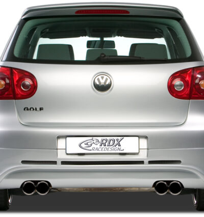 Diffuseur / Ajout de pare-chocs arrière RDX pour VW Golf 5 « GTI/R-Five » avec orifices d'échappement gauche et droit