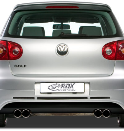 Diffuseur / Ajout de pare-chocs arrière RDX pour VW Golf 5 « GTI/R-Five » avec orifices d'échappement gauche et droit