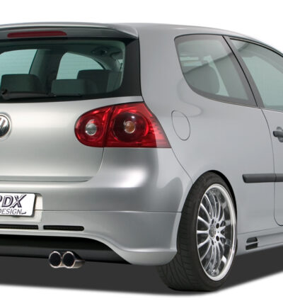 Diffuseur / Ajout de pare-chocs arrière RDX pour VW Golf 5 « GTI/R-Five » avec orifices d'échappement gauche et droit