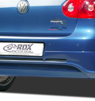 Diffuseur / Ajout de pare-chocs arrière RDX pour VW Golf 5 « GTI/R-Five » avec orifice d'échappement à gauche
