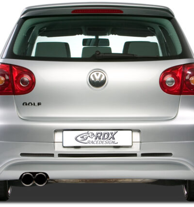 Diffuseur / Ajout de pare-chocs arrière RDX pour VW Golf 5 « GTI/R-Five » avec orifice d'échappement à gauche