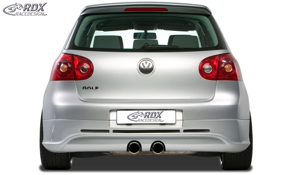 Diffuseur / Ajout de pare-chocs arrière RDX pour VW Golf 5 « GTI/R-Five » avec orifice d'échappement pour échappement R32