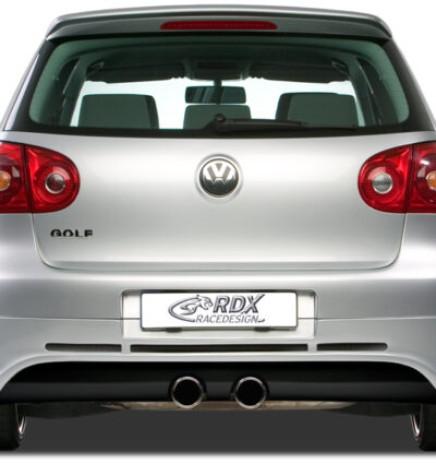Diffuseur / Ajout de pare-chocs arrière RDX pour VW Golf 5 « GTI/R-Five » avec orifice d'échappement pour échappement R32