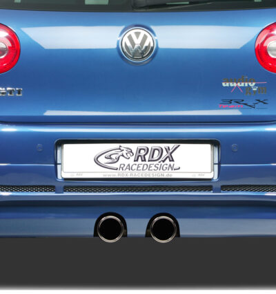 Diffuseur / Ajout de pare-chocs arrière RDX pour VW Golf 5 « GTI/R-Five » avec orifice d'échappement pour échappement R32