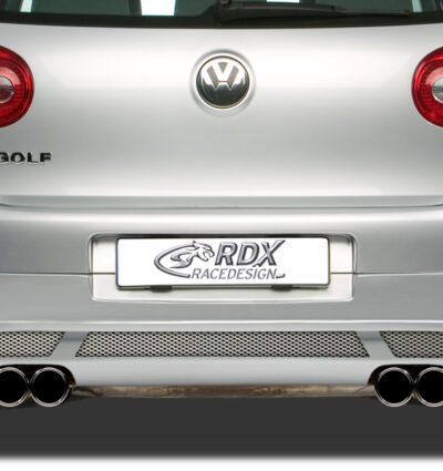 Diffuseur / Ajout de pare-chocs arrière RDX pour VW Golf 5 « V2 » avec orifice d'échappement gauche et droit