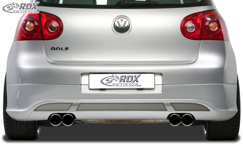 Diffuseur / Ajout de pare-chocs arrière RDX pour VW Golf 5 « V2 » avec orifice d'échappement gauche et droit