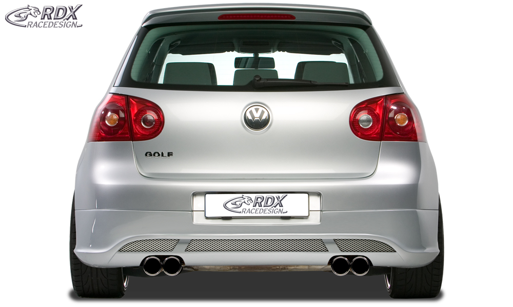 Diffuseur / Ajout de pare-chocs arrière RDX pour VW Golf 5 « V2 » avec orifice d'échappement gauche et droit