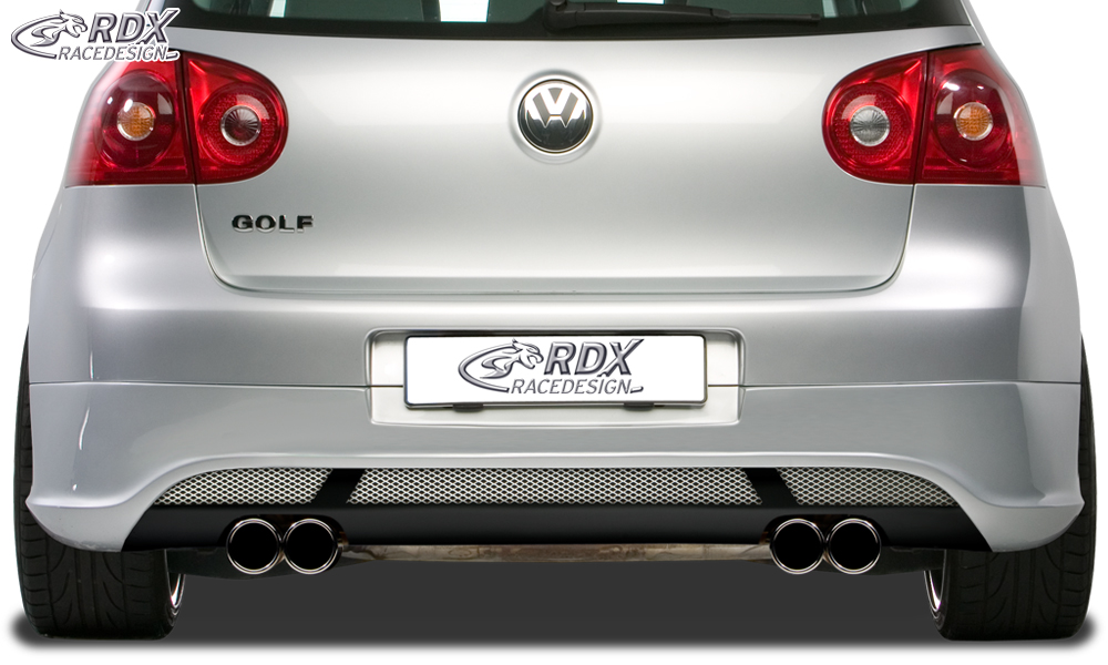 Diffuseur / Ajout de pare-chocs arrière RDX pour VW Golf 5 « V2 » avec orifice d'échappement gauche et droit