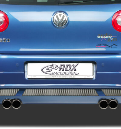 Diffuseur / Ajout de pare-chocs arrière RDX pour VW Golf 5 « V2 » avec orifice d'échappement gauche et droit