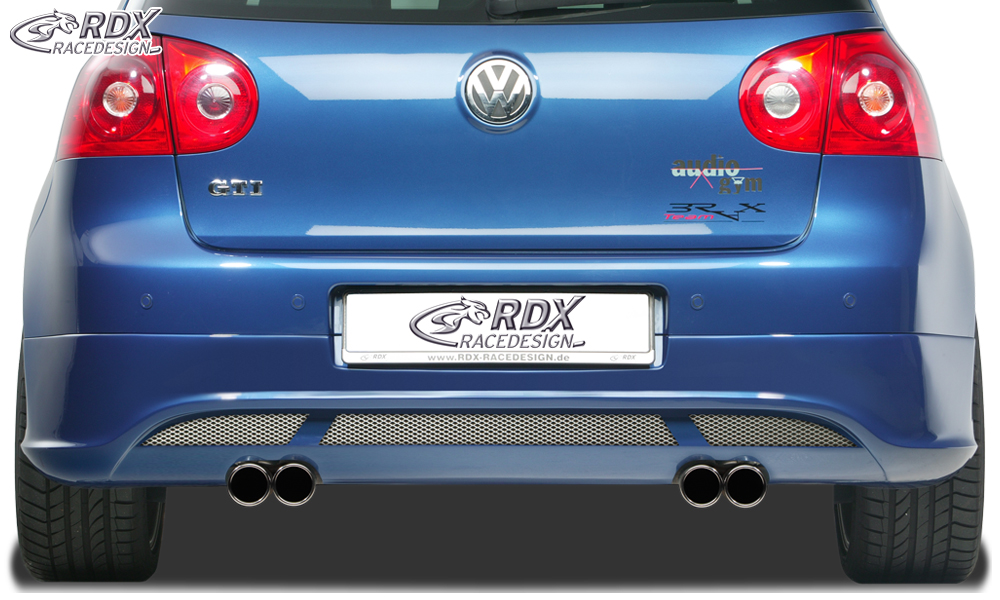 Diffuseur / Ajout de pare-chocs arrière RDX pour VW Golf 5 « V2 » avec orifice d'échappement gauche et droit