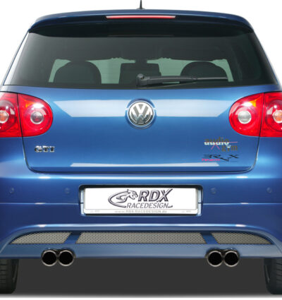 Diffuseur / Ajout de pare-chocs arrière RDX pour VW Golf 5 « V2 » avec orifice d'échappement gauche et droit