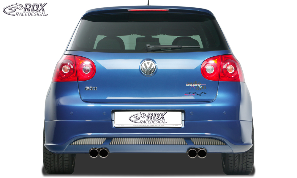 Diffuseur / Ajout de pare-chocs arrière RDX pour VW Golf 5 « V2 » avec orifice d'échappement gauche et droit