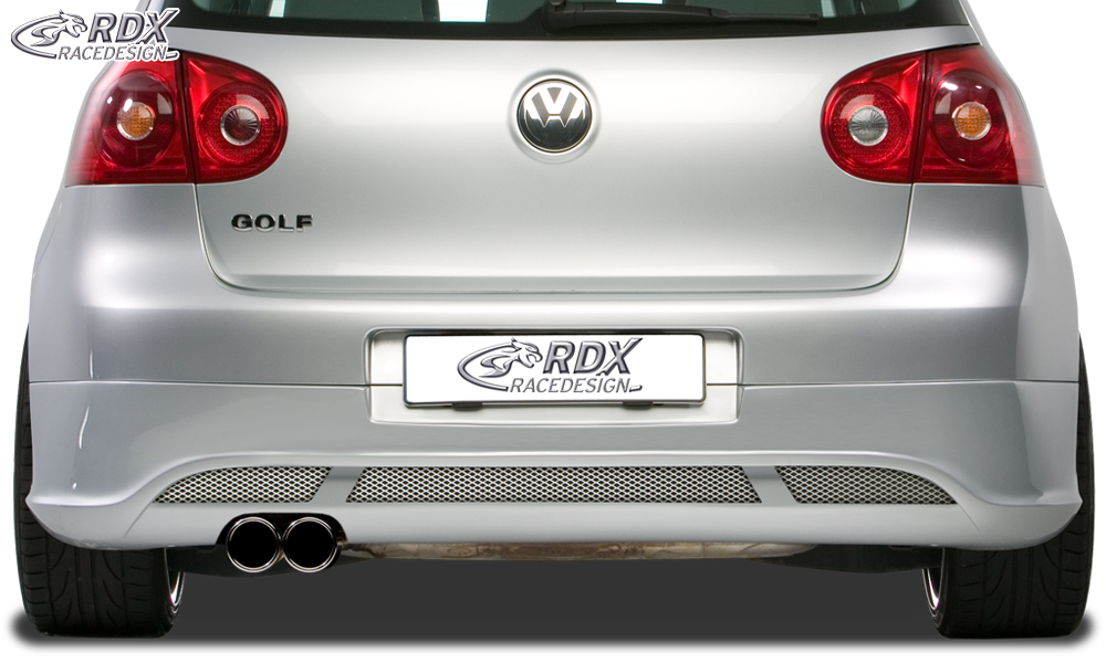 Diffuseur / Ajout de pare-chocs arrière RDX pour VW Golf 5 « V2 » avec orifice d'échappement à gauche